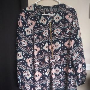 Aztec Pattern Shirt